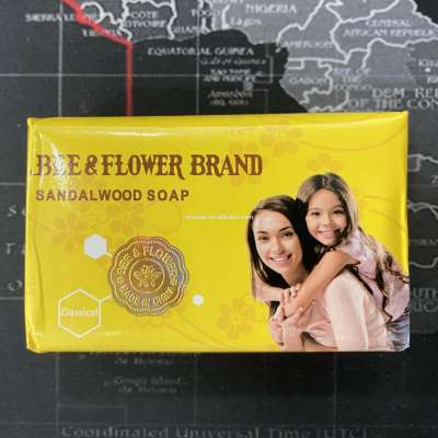 70g*3 Hot Sale Chinese Old Brand Bee & Flower Brand Sandalwood Toilet Bath Soap