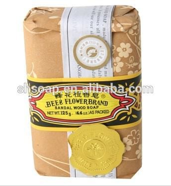 2016 Hot Sale Bee & Flower Brand Sandalwood Toilet Bath Soap